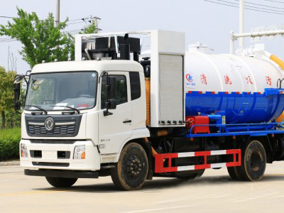 國六4立方 藍牌東風D6管道清洗車
