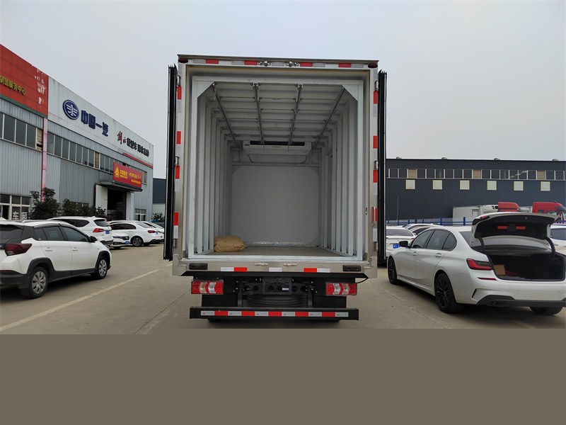 國六 江淮帥鈴E4.2米可拆卸式肉鉤冷藏車